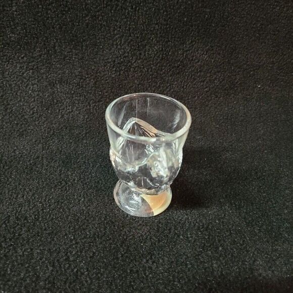 Vintage Abbott Collection Glass Chicken Egg Cup 2.5" Set of 3 - Picture 2 of 6